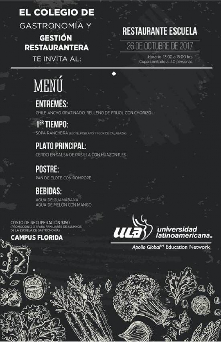 Colegio de Gastronomía y Gestión Restaurantera