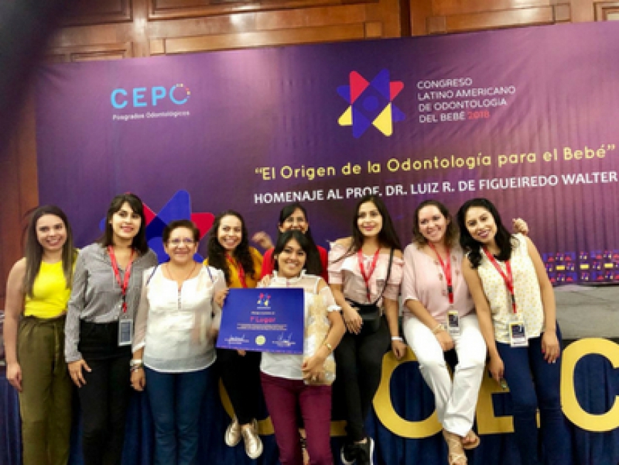 La especialidad de Odontopedriatría, Campus Cuernavaca, ganó el 1er Lugar en la modalidad Cartel del “Congreso Latinoamericano de Odontología para el bebé”